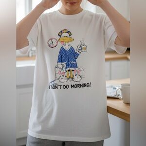 90s I Don’t Do Mornings Tshirt XL 24”
